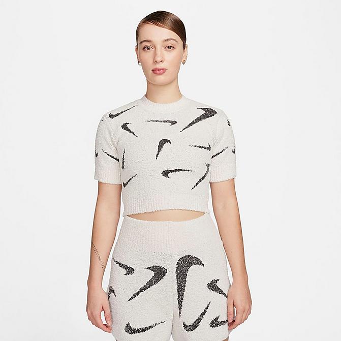 WOMEN'S NIKE SPORTSWEAR PHOENIX COZY CROPPED T-SHIRT