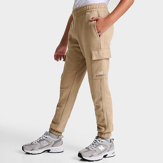 BOYS' NEW BALANCE LIFESTYLE CARGO JOGGER SWEATPANTS