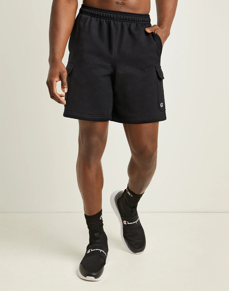 Powerblend Cargo Shorts, C Logo 8"