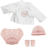 12-14 inch Reborn Baby Dolls Clothes Suit - Newborn Baby Doll Matching Outfit Accessories Gift Set