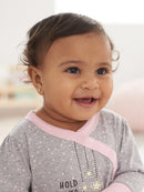 Gerber Baby Girl Sleep 'N Play Footed Pajamas, 2-Pack