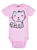 Onesies Brand Baby Girl Short Sleeve Onesies Bodysuits, 8-Pack, Sizes Newborn-12M