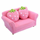 BL/PI Kids Strawberry Armrest Chair Sofa