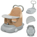 6-in-1 Convertible Baby Booster Seat with Tray Wheels