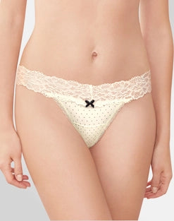 All-Over Lace Thong