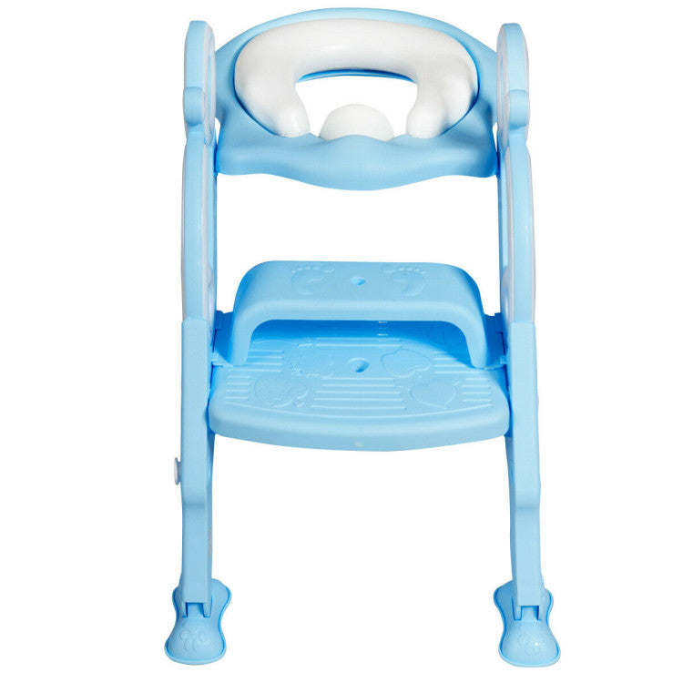 Adjustable Foldable Toddler Toilet Training Seat Chair