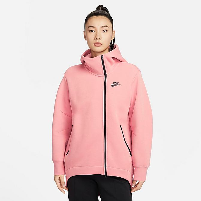 WOMEN'S NIKE SPORTSWEAR TECH FLEECE OVERSIZED CAPE FULL-ZIP HOODIE