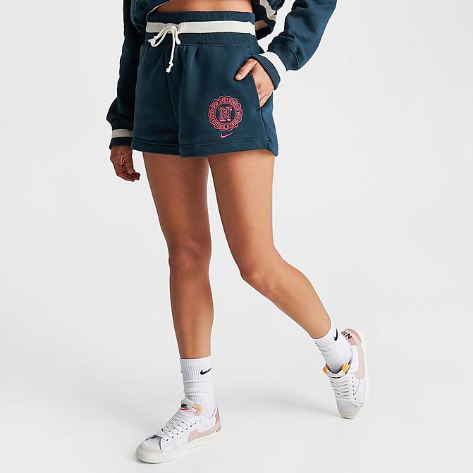 WOMEN'S NIKE SPORTSWEAR PHOENIX FLEECE HIGH-WAISTED CAMPUS SHORTS