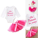Newborn Baby Girls Tutu Outfits Clothes Romper Bodysuit Playsuit +Skirts