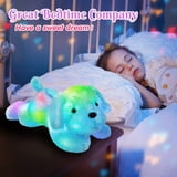 20" Light up Puppy Stuffed Animal,Creative Night Light Lovely LED Dog Glow Toy,Gifts for Kids