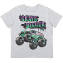 Monster Jam Grave Digger El Toro Loco Megalodon Toddler Boys 4 Pack T-Shirts Toddler to Big Kid
