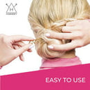 Spiral Bobby Pins Premium 8 Pack, Gold