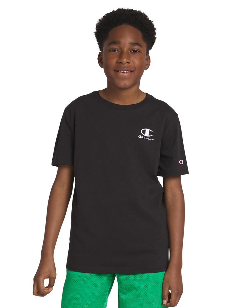 Big Kids' Embroidered Logo T-Shirt