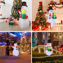 5 Ft Inflatable Snowman Christmas Outdoor Decoration Blow Up with white LED Lights