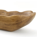 Better Homes & Gardens Indoor Carved Mid-Tone Brown Wood Decorative Dough Bowl