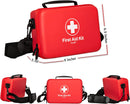 CureIT 154-Pc First Aid Kit Waterproof Emergency Survival Kit with Shoulder Straps