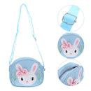 Girls Crossbody Bag Kids Purse Adorable Bunny Shoulder Bag Birthday Gift for Girls
