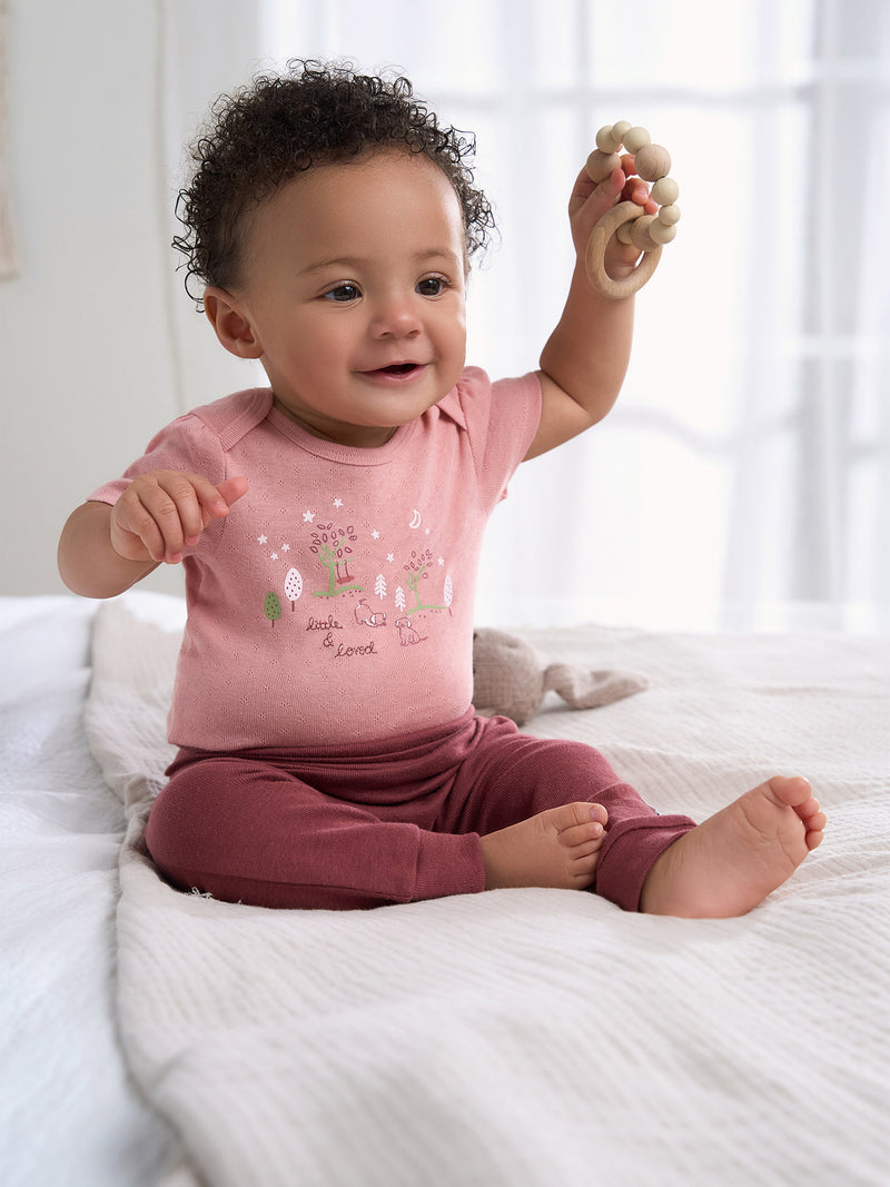 Gerber Baby Girl Short Sleeve Bodysuits, 3-Pack, Sizes Preemie - 12 Months