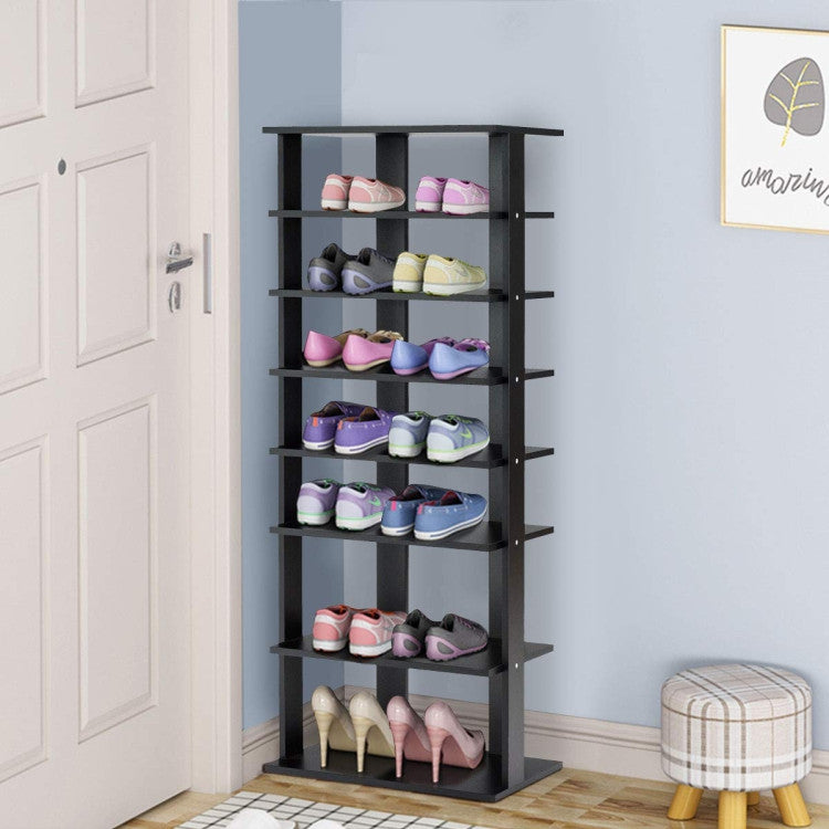 7 Tiers Vertical Shoe Rack for Front Door