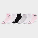 GIRLS' JORDAN CUSHIONED ANKLE SOCKS (6-PACK)