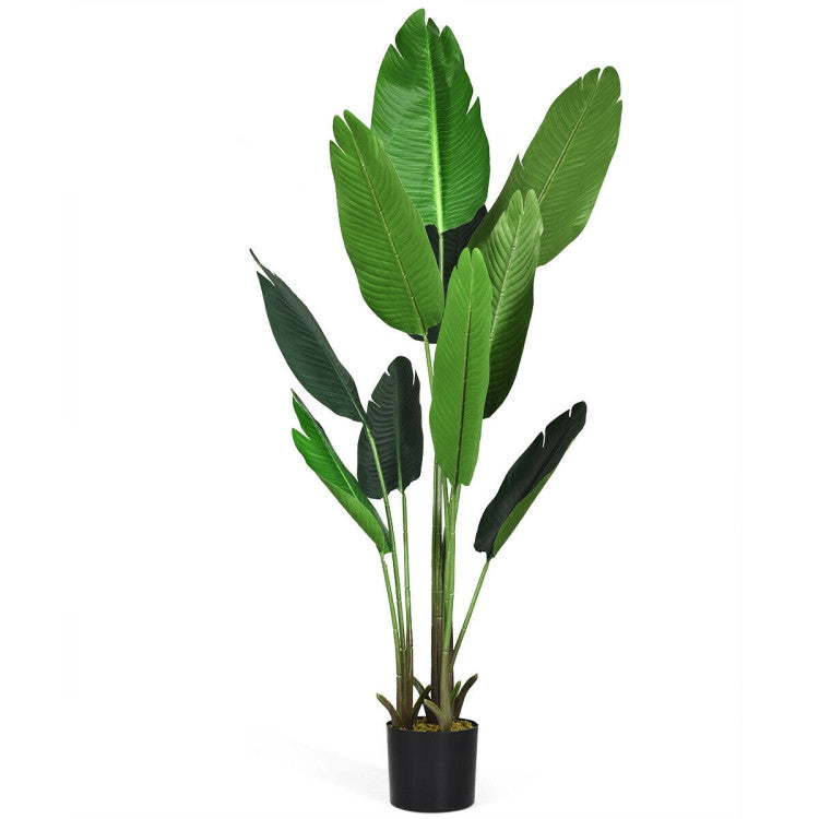 5.3 Feet Artificial Decorative Tropical  Indoor-Outdoor Tree