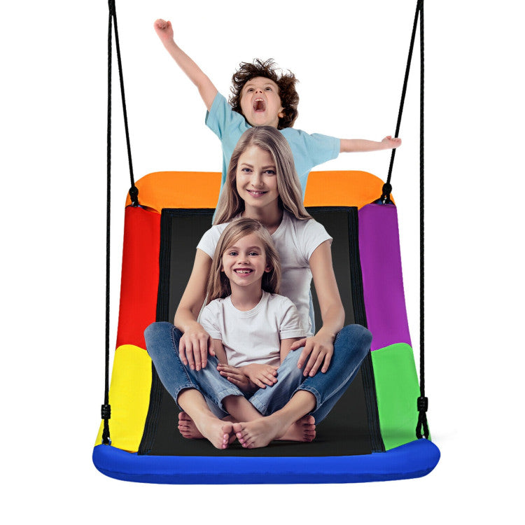 700lbs Giant 60 Inch Platform Tree Swing for Kids and Adults