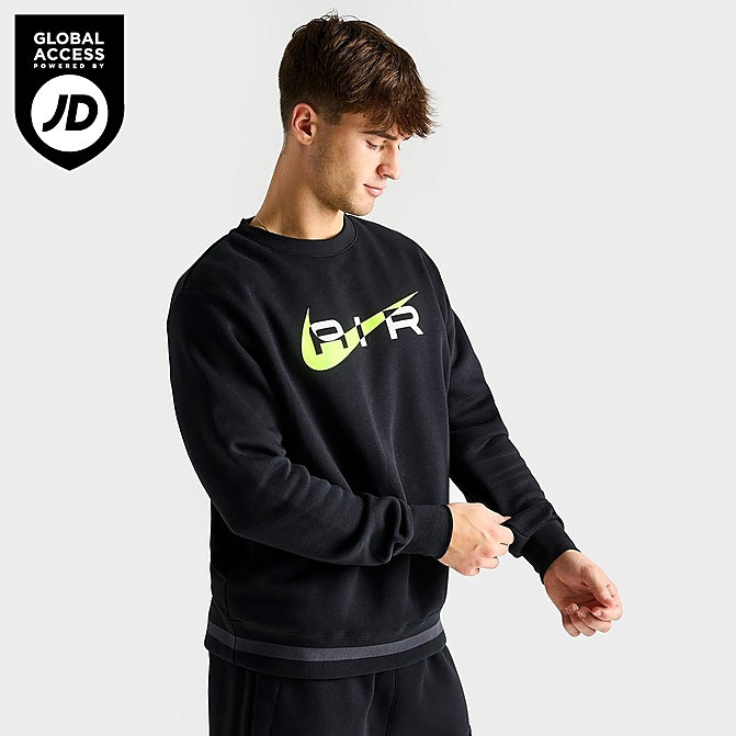 MEN'S NIKE AIR SWOOSH FLEECE CREWNECK SWEATSHIRT