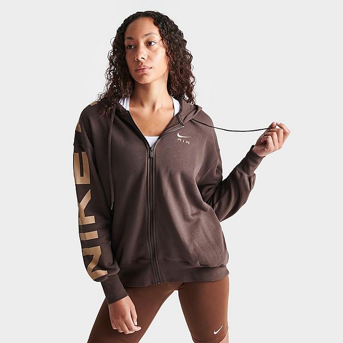 WOMEN'S NIKE SPORTSWEAR AIR FLEECE OVERSIZED FULL-ZIP HOODIE