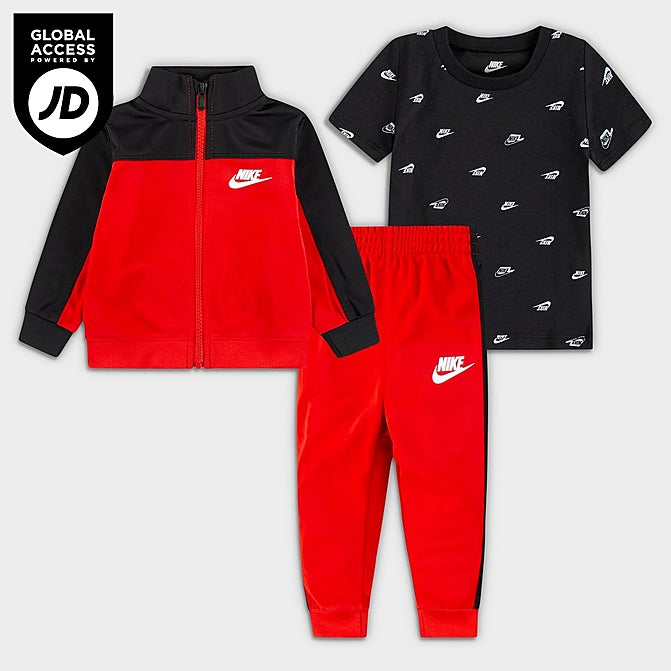 INFANT NIKE TRICOT TRACKSUIT AND T-SHIRT SET