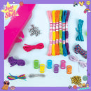 Just My Style D.I.Y. Multicolor Satin Cord Bracelet Maker, Arts & Crafts, 6+