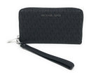 Michael Kors Jet Set Item Large Flat Multifunction Phone Wristlet Case, Black