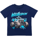 Monster Jam Grave Digger El Toro Loco Megalodon Toddler Boys 4 Pack T-Shirts Toddler to Big Kid
