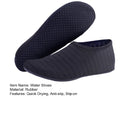Xinhuadsh 1 Pair Water Shoes Quick Drying Anti-slip Rubber Slip-on Footwear Men Women Kids Beach Surfing Swimming Barefoot Socks Beach Wear