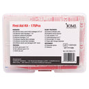 DMI 175-Piece First Aid Kit for Minor Injuries, Cuts and Scrapes, All-Purpose, Portable and Convenient, Includes Bandages