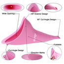 Richgv Female Urination Device, Silicone Female Urinal Women Funnel,Urinal for Camping, Pink