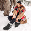 Womens Warm Faux Fur Lined Winter Snow Boots Waterproof Ankle Boots Outdoor Booties Comfortable Shoes for Wome