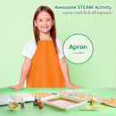 CraftBud Marbling Paint Kit & Toy for Kids Art with 5 Paint Colors,for Girls & Boys Ages 6+