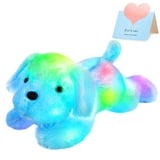 20" Light up Puppy Stuffed Animal,Creative Night Light Lovely LED Dog Glow Toy,Gifts for Kids