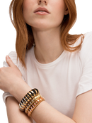 Kate Spade New York Bracelet Sliced Scallops Large Metal Stretch Bracelet Neutral Multi