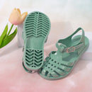 Kannior Toddler Girls Jelly Sandals Soft Rubber Sole Closed Toe Summer Shoes