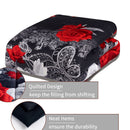 Bednlinens 3 Piece 3D Promise Romantic Moment Print Woman Girl Comforter Set Queen Size