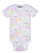 Onesies Brand Baby Girl Short Sleeve Onesies Bodysuits, 8-Pack, Sizes Newborn-12M