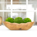Better Homes & Gardens Indoor Carved Mid-Tone Brown Wood Decorative Dough Bowl