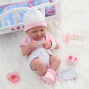 My Sweet Love Baby's First Day Pink Play Set, 10 Pieces,Realistic 14" La Newborn Doll