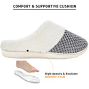VONMAY Women's Slippers Cozy Slip-on Indoor Outdoor House Shoes