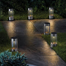 Mainstays Stainless Steel Solar Powered Mini Bollard Path Light