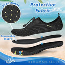 Bergman Kelly Mens and Womens Durable Water Shoes (M 7.5-12; W 8.5-13), Aqua Socks