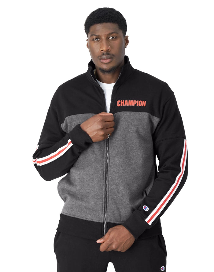 Powerblend Warm Up Jacket, Block Logo