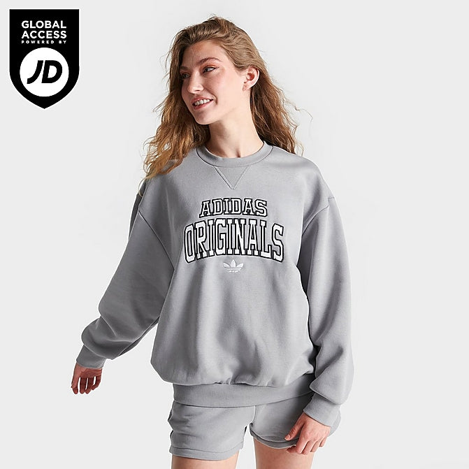 WOMEN'S ADIDAS ORIGINALS COLLEGIATE CREWNECK SWEATSHIRT