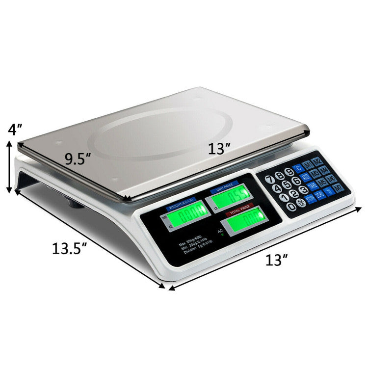 66 lbs Digital Weight Food Count Scale